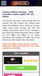 Mobile Screenshot of casinoonlinesverige.org